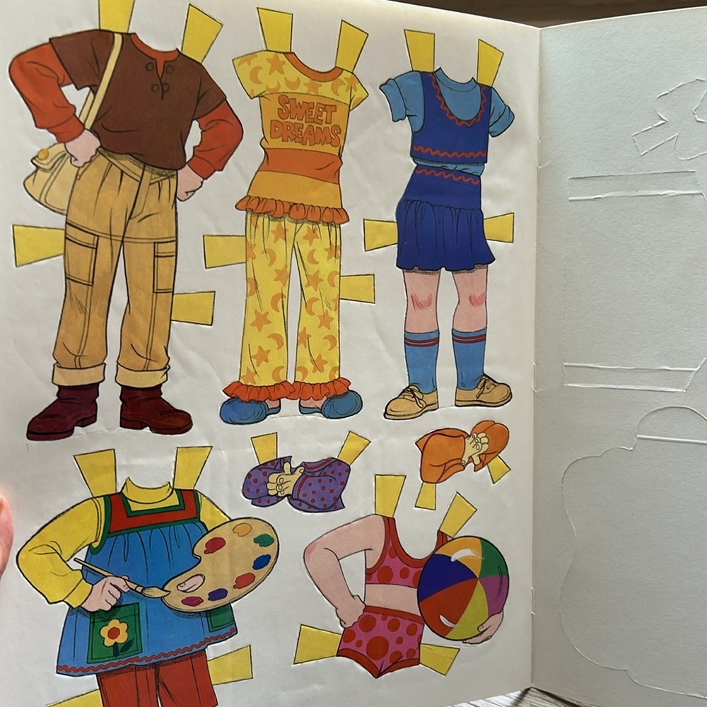 Vintage Punky Brewster Paper Dolls UNCUT 80s Girls Television Icon 1985 - Picture 7 of 9